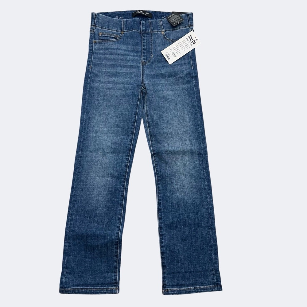Liverpool Jeans Women 0 Blue Chloe Pull On Stretch The Skinny Crop Denim Comfort